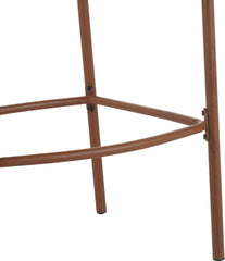 Lodi Outdoor Metal Rope Barstool Set of 2