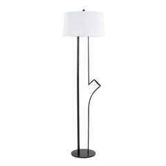 Contemporary Black Floor Lamp Modern Style