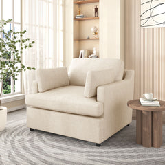 Oversized Accent Chair Comfortable Armrest Cushions
