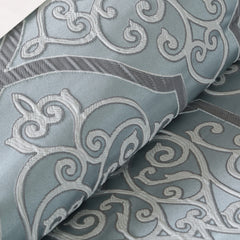 12 Piece Comforter Set with Cotton Bed Sheets Blue King