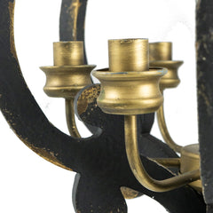 Farmhouse 6-Light Wood Chandelier Pendant Light Fixture
