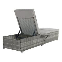 Outdoor Chaise Lounge Chair Set of 2 with Patio Pool Chairs Tanning Lounges