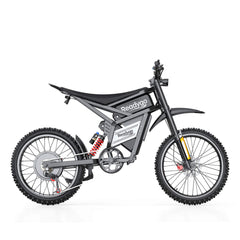 EKX E6 Ultra 3000W 60V/30AH Premium Electric High-strength Steel Pipe Off-Road Mountain Dirt Bike (SAK26319)