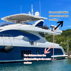Extra Large Inflatable Heavy-Duty Yacht Water Slide With Air Pump And Protection Net (SAK23694)