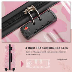 Hardshell Luggage Sets 3 Pcs Spinner Suitcase with TSA Lock