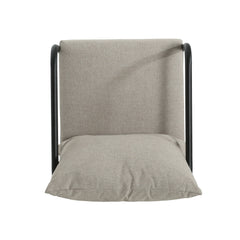 Leora Modern Minimalist Round Tube Sofa Chair with Cushions