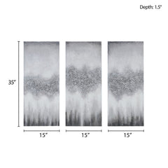 The Nocturne Cascade Triptych — From the Atelier Obscura™ Collection