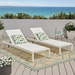 Outdoor Chaise Lounge Chair Set of 2