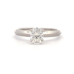 Natural .88ct Moissanite Sterling Silver