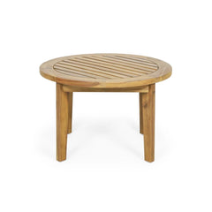 4-Pieces Acacia Wood Patio Furniture Set