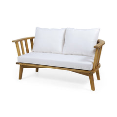 4-Pieces Acacia Wood Patio Furniture Set