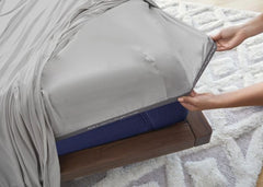 BedGear Dri-Tec Sheet Set, Grey, Split Head Queen