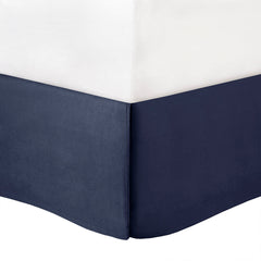 7 Piece Tufted Comforter Set Navy King