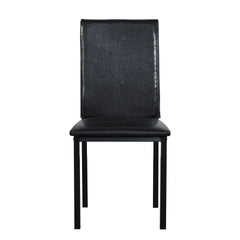 Metal Frame Dining Seats (Set of 4) - Black
