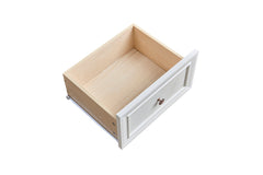 Farmhouse Style 6 Drawer Dresser Chest with Base Wooden Rustic Chest