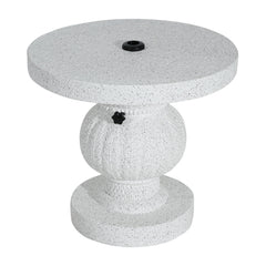 Berra MGO Outdoor Patio Side Table Umbrella Base with Sand-filling Design