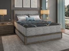 Restonic comfort care 14' hybrid mattress, individual pocketed coil mattress , medium comfort