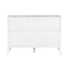 Storage Cabinet 3 Doors Stylish Style White