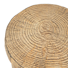 MGO Wood Grain Side Table - Natural