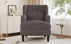 Modern Upholstered Accent Chair Tufted Armchair