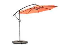 10ft Offset Hanging Market Patio Umbrella with Easy Tilt Adjustment