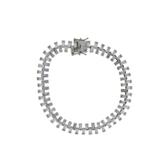 Cubic Zirconium Tennis Bracelet Sterling Silver