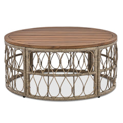 GO Bohemia-Inspired 4-Person Outdoor Seating Group With Removable Cushions