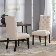 Harding Tufted Dining Chair (Set of 2) - Natural