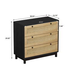 3 Drawer Storage Cabinet For Living Room