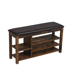 Height-Adjustable Shoe-Changing Bench