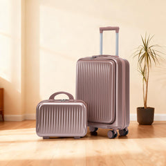 14'/20' 2-Piece ABS Spinner Wheel Luggage Set