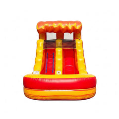 Large Fire Marble Inflatable Water Slide With Pool And Blower (SAK34567)
