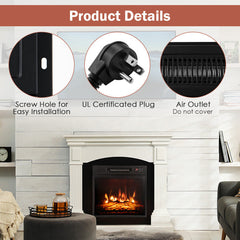 18/23" Electric Insert with Adjustable Flame