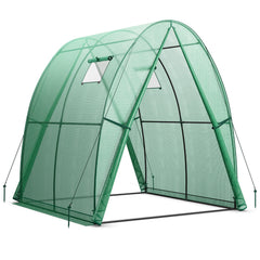 6 x 6 x 6.6 FT Outdoor Wall-in Tunnel Greenhouse