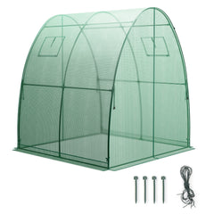 6 x 6 x 6.6 FT Outdoor Wall-in Tunnel Greenhouse
