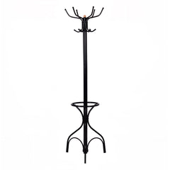 Vintage Metal Coat Hat Tree Stand Clothes Hanger