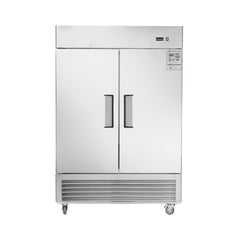 Heavy-Duty 54-Inch Stainless Steel 2-Door Reach-In Upright Commercial Freezer (SAK66598)