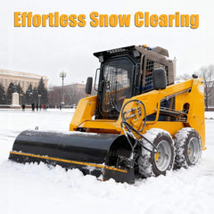 72-Inch Industrial Skid Steer Sweeper Attachment
