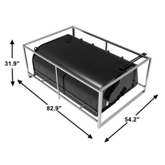 Heavy-Duty 72-Inch Pickup Broom Sweeper Skid Steer Attachment With Universal Quick Attach (SAK92163)