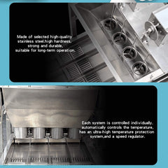 Heavy-Duty Automatic Commercial 4-Row Donut Maker Machine (SAK29401)