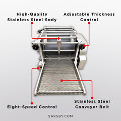 Heavy-Duty Commercial Automatic Corn Tortilla Making Machine (SAK60513)