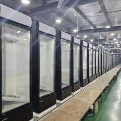 Heavy-Duty 23-Inch Commercial Single Glass Door Refrigerator With LED Lights (SAK43533)