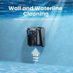 Heavy-Duty Cordless Wall Climbing Robotic Pool Vacuum Cleaner (SAK80239)