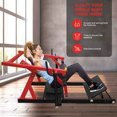 Heavy-Duty High Strength Steel Hip Thruster With Non-Slip Handles And Comfortable Foam Paddings (SAK92581)