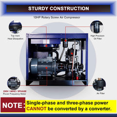 Heavy-Duty Industrial Rotary Screw Air Compressor (SAK04891)