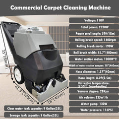 Heavy-Duty Portable Commercial 3-In-1 Wet Dry Carpet Cleaner (SAK76420)