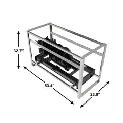 Heavy-Duty Skid Steer Auger Drive Attachment With 12-Inch Post Hole Bit (SAK25169)