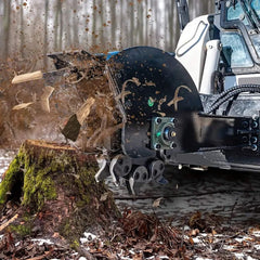 Heavy-Duty Skid Steer Stump Grinder Attachment With High-Speed Cutting Wheel (SAK52096)