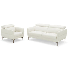 Modern Couched Sofa set with Adjustable Headrest