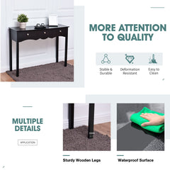 Hall table Side Table w/ 3 Drawers